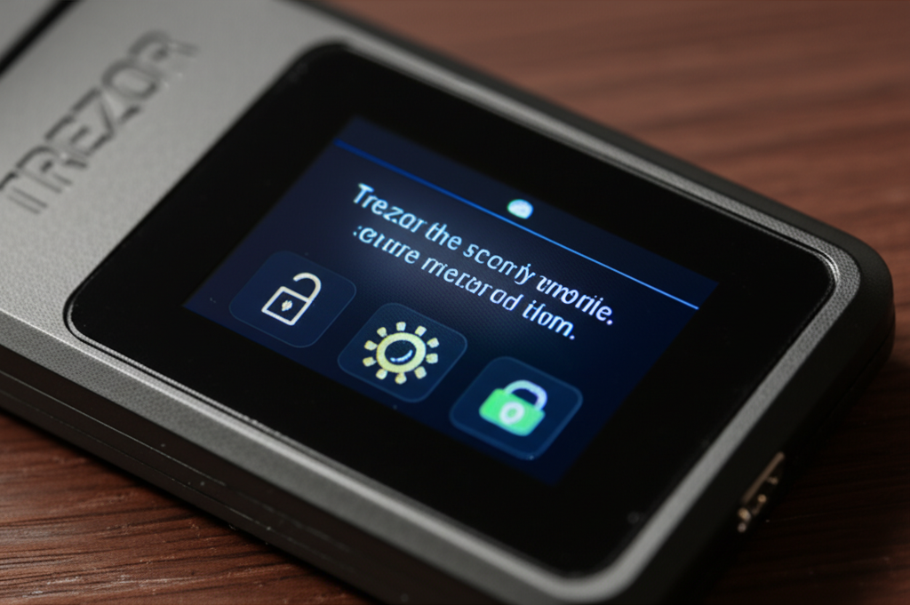 Trezor Model T hardware wallet